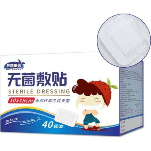 20Pcs Medical Sterile Wound Dressing Patch Large Size Band-Aid Breathable Non-Woven Adhesive Stickers First Aid