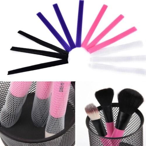 30pc Makeup Cosmetic Beauty Brush Protector Pen Guards Make up Brushes Sheath Mesh Netting Protector Cover Makeup Tools