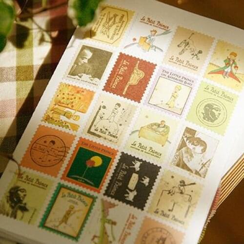 40 pcs /Box Cute Little Prince Paper Stickers DIY Album Notebook Decorative Stickers
