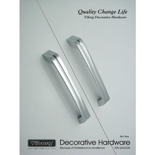 4 pieces/lot) 96mm VIBORG Zinc Alloy Drawer Handles& Cabinet Handles &Drawer Pulls & Cabinet Pulls, SA-721-PSS-96
