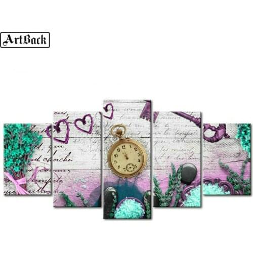 5 spell diamond painting cross stitch home picture full square home decoration mosaic artwork 3d round embroidery wall sticker