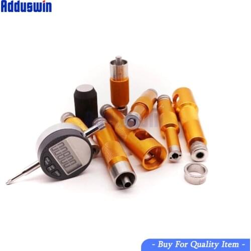 Promotion! common rail injector valve measuring tool kit for Bossch and for Densso diesel injector valve stroke measuring tool