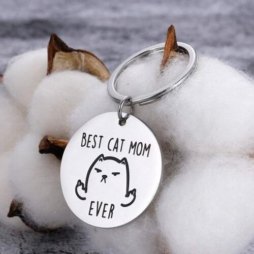Pet Memorial Christmas Valentine Day Keychain Gift for Boys Girls Cat Lovers Birthday Key Ring Gifts for Women Men BFF Pet Owner
