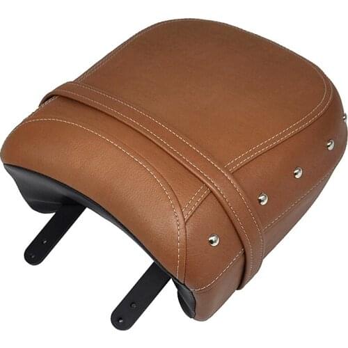 For Indian Chief Classic Vintage Chieftain 2014 2015 2016 2017 2018 Black and Brown Motorcycle Leather Rear Passenger Seat