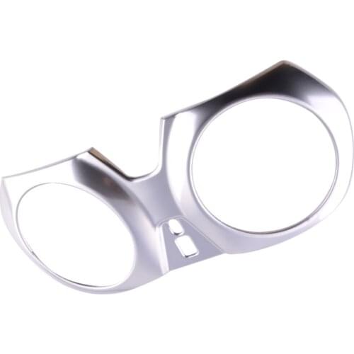 Matte Silver Chrome Stainless Steel Inner Center Air Vent Outlet Cover Fit for Chevrolet Blazer 2019-2020