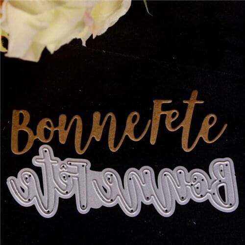 French word Metal Cutting Dies for Diy Scrapbooking Die Cut New Cuts Paper Card Making Craft Embossing Photo BABY