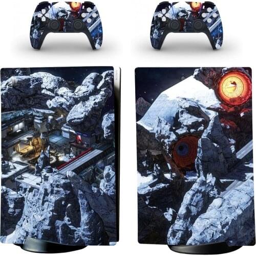 The Landscape Style PS5 Digital Edition Skin Sticker for Playstation 5 Console & 2 Controllers Decal Vinyl Protective Skins 1