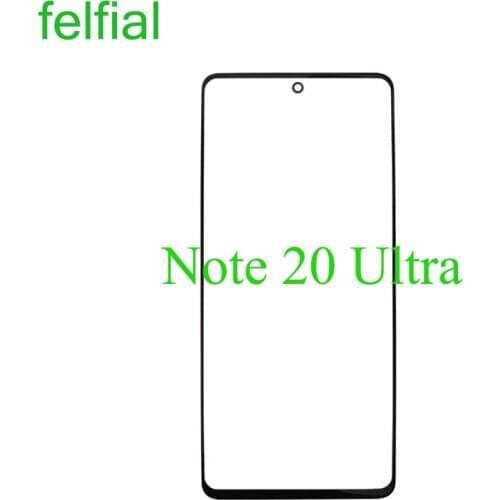 For Samsung Galaxy Note 20 Ultra N985 N985F Front Glass Touch Screen Note 20 Ultra 5G LCD Glass Panel Replacement