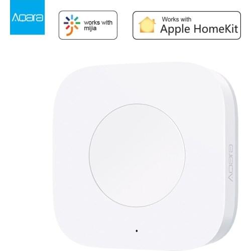 Aqara Smart Wireless Switch One Key Light Remote Control Intelligent Application Zigbee Wifi Mini Switch For Xiaomi Mi Home App