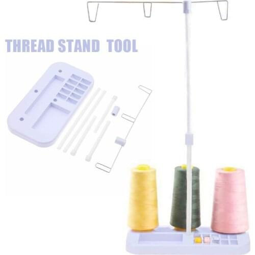 Thread 3 Spool Holder Stand Rack Sew Quilting for Home Sewing Machine Sewing Thread Organizer Spool Stand Holder Tool