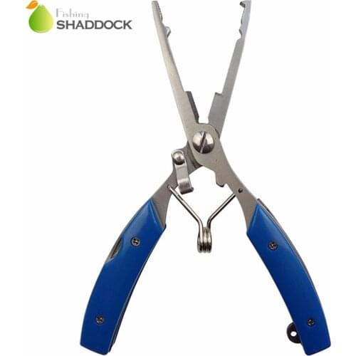 Shaddock Fishing Stainless Steel Multifunction Fishing Scissors Braided Line Cutter Fishhook Remover Fishing Pliers Tools