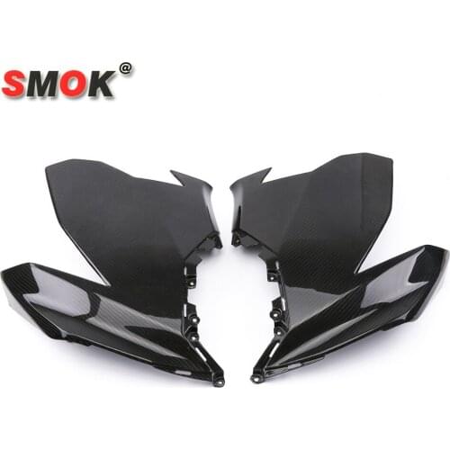 SMOK for Kawasaki Ninja 400 Modified Carbon Fiber Case Kawasaki Ninja 400 Upper Side Plate 2018 2019