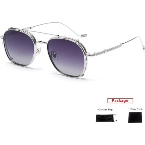 Mimiyou Polarized Clips Round Sunglasses Women Cool Sunglasses Men Sun Glasses Brand Desginer UV400 Eyeglasses Shades oculos