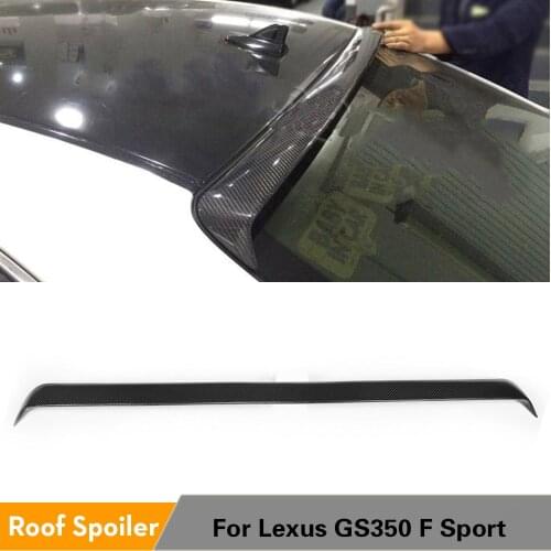 Carbon Fiber Rear Tail Roof Spoiler Wing Lip for Lexus GS350 GS450 GS F Sport 2012 2013 2014 2015 Rear Spoiler Spoiler
