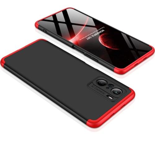 Slim Case for Xiaomi Redmi K40 Pro Case 360 Full Protection Anti-knock 3 in 1 Matte Hard PC Cover for Redmi K40 Pro Case Coque