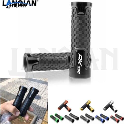 Universal Motorcycle CNC Handlebar Grips 7/8 Moto Hand bar Handlebar Grip For KYMCO AK550 2017 2018 AK550 LOGO Accessories