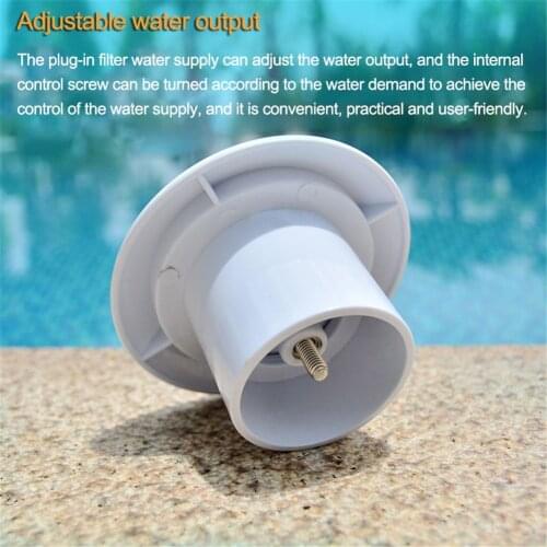 High Quality Swimming Pool Outlet Nozzle Spa Eyeball Jet Replacement 360 Degree Rotatable Opening Hydrostream Jet