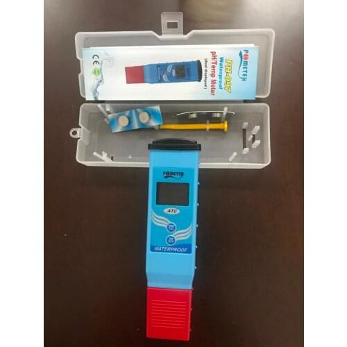 Wattson Big Size Waterproof Double display pH and Temperature testing meter with Auto Calibration and Two Buffers