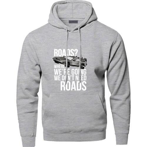 Back To The Future Martt And Fusion Powered Car Winter Warm Hoodies Top Men Casual Hoodie Pullover Funny Priented Sweatshirt