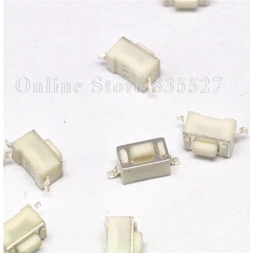 1000PCS/LOT 3 * 6 * 4.3 MM SMD Tact Switch 2 foot white SMD button micro switch 3*6*4.3MM