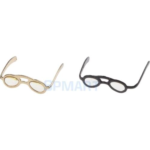 2 Pairs of 1:12 Scale Vintage Glasses Dolls House Miniature Accessories