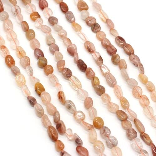 2021 Natural Agates Stone Beads Irregural Round Shape Loose Stone Beads for Making DIY Jewelry Bracelet Accessories Gift
