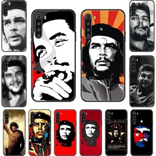 Che Guevara Cuba Leader Phone case For Xiaomi Redmi Note S2 4 5 6 7 8 A S X Plus Pro black fashion bumper painting funda art
