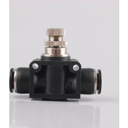 Throttle valve SA/PA/NSF 1/4" 3/8" 1/2" Air Flow Speed Control Valve Tube Water Hose Pneumatic Push In Fitting