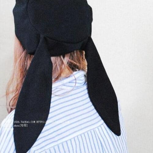 Korean Version Japanese Soft Sister Rabbit Ears Painter Cap Fashion Casual Style Solid With Spring And Summer Li Bai Hat