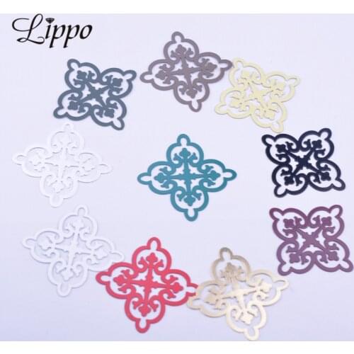 30pcs AB6413 17.5*40mm Brass Thin Charms Earring Findings Diy Jelwery Accessories