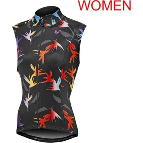 New 2020 Cycling sleeveless jersey women road bike shirt bicycle vest summer breathable quick dry racing tops Sportswear Y200509