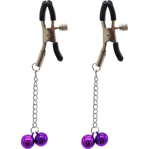 Metal Nipple Clamps Clips Torture Slave Breast For Women Couple Play Game Bondage Restraint Sex Toy