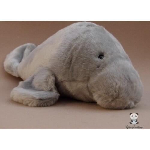 Soft Marine Animals Plush Toys Real Life Dugong Dugon Model Large Dolls Pillow Kids Gifts
