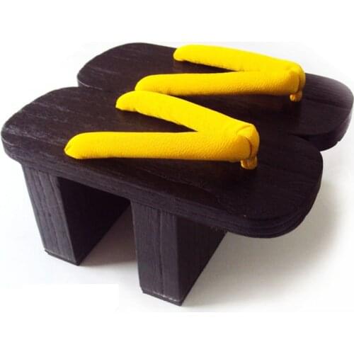 Anime cosplay shoe 10cm High-heeled Cosplay Japanese Unisex Samurai Yukata kimono Geta Sandal