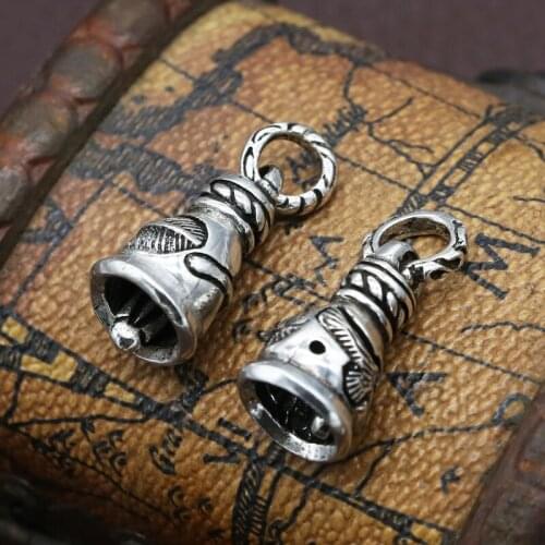 Wholesale S925 Sterling Silver Jewelry Retro Thai Silver Men And Women Fashion Eagle Bell Pendant Takahashi Goro Pendant