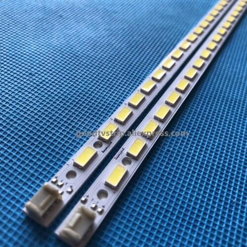 A Pair 2012SSP60 7030 76L REV0/76R REV0 76 LED 677MM For Sharp LED TV Backligh Strip
