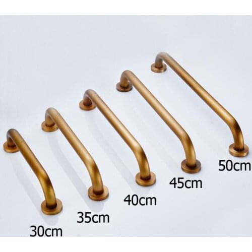 Bathroom armrest brass bathroom handle bathtub armrest handrail Grab Bar Antique Bronze Hand bar Safety bar