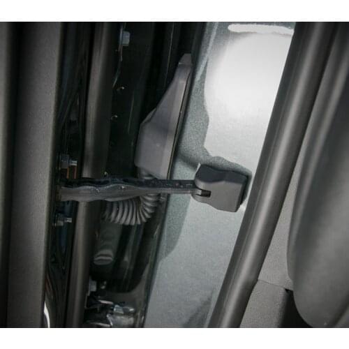 4Pcs/set Car Door Lock Key Buckle Limited Cover Trim Styling For Chevrolet Equinox 2017+ Black ABS