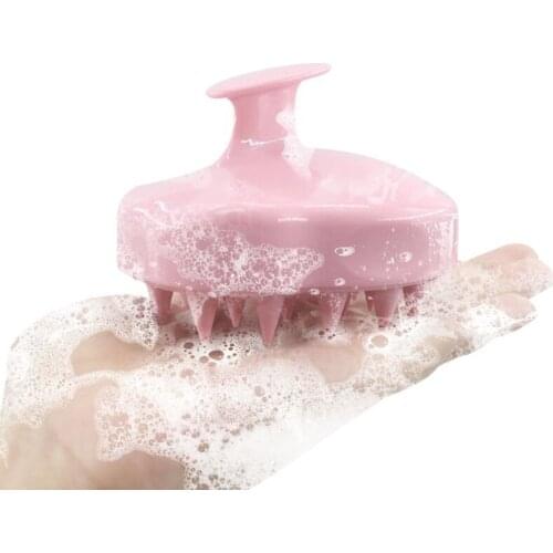 Silicone Head Body Scalp Massage Brush Comb Shampoo Hair Washing Comb Shower Brush Bath Spa Slimming Massage Brush