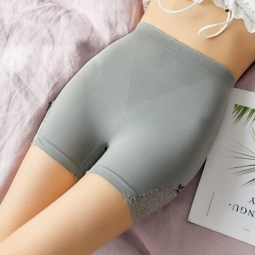 New Safety Short Pants Women Sexy Padded Cotton Shapers Lace Underwear Womens Control Panties Seamless Slimming Short Pants