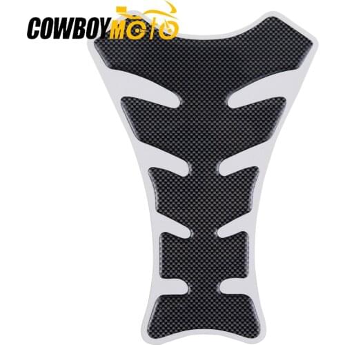 Universal Carbon Black Motorcycle Gas Fuel Tank Protection Sticker Decal Tank Pad Fit For Harley Honda Yamaha Suzuki Kawasaki
