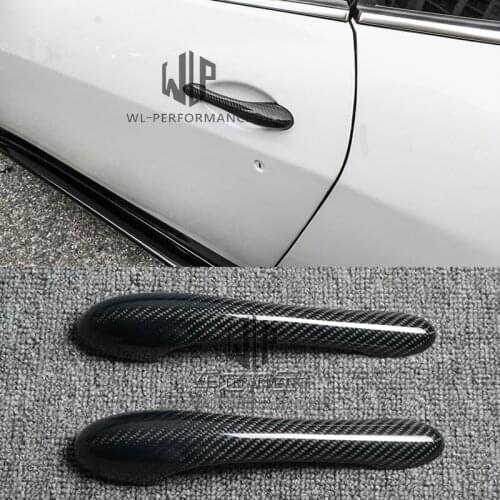 High Quality Dry Carbon Fiber Car Door Handle Car Styling For Maserati GT GTS GC Car Body Kit Free shipping