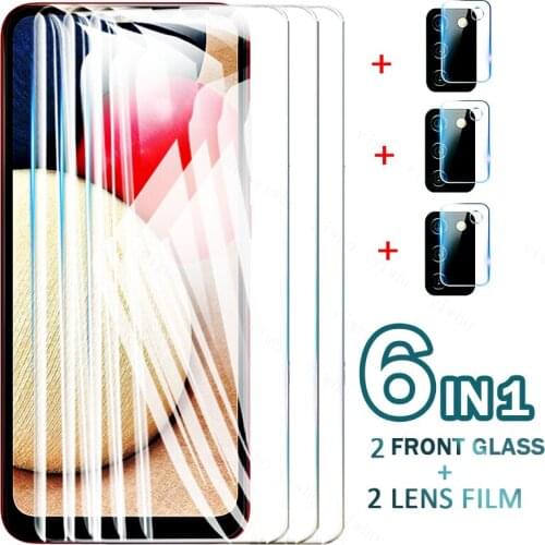 Tempered Glass For Samsung Galaxy A02S SM-A025F/DS A025G Glas phone case Protector Full Cover Screen camera Len Film a 02s a02 s