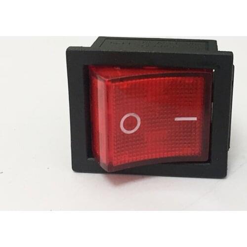 10pcs 27*22mm Latching Rocker Switch Power Switch 4 Pins With Light 16A 250V KCD4-201