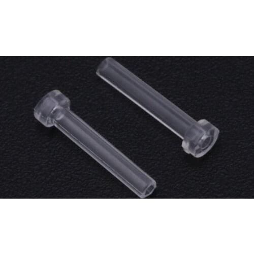 10 Pcs/Set Earrings Clutch Anti Allergy Back Plugs Sleeve Tube Protection Ears Safety Pad Protector Accessories