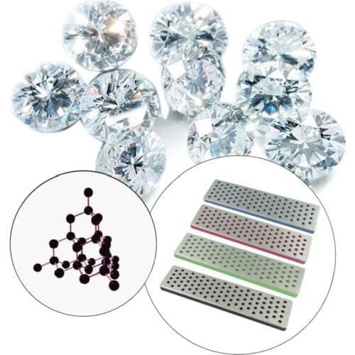 4pcs/Set DMD Diamond Sharpening Hone Set Stone Backing Whetstone Block For Ski Edges Skiing Sharpeners 240 360 500 1000 Grit