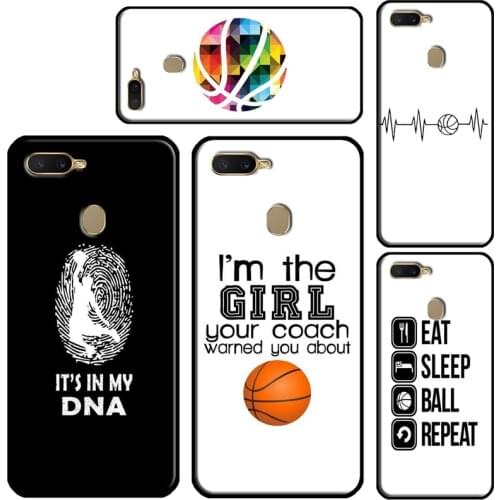 Basketball Heart Beat Phone Case For OPPO A15 A91 A3S A5S A1K A52 A72 A5 A9 A31 A53 2020 A83 F5 Reno 4 Pro Z 2Z