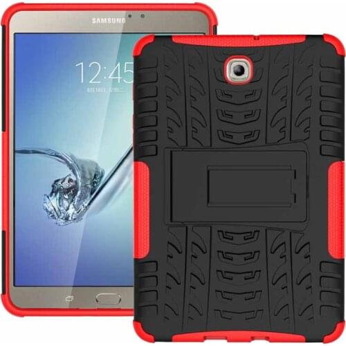 Case for Samsung Galaxy Tab S2 8.0 SM-T710 SM-T715 Stand Cover Shockproof Rubber Bumper Dual Layer Armor Cover