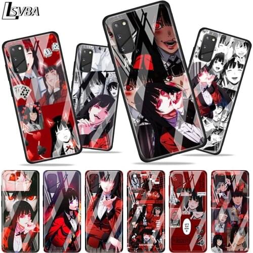 Anime KAKEGURUI For Samsung S20 S10e S10 S9 S8 FE Plus Lite Ultra 5G Tempered Glass Cover Phone Case