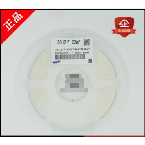 CL21F223ZBANNNC 0805 22nF 50V Y5V ±80/-20% CL21B223JBANNNC CL21B223KCFNNWE CL21B223KCFNNNE 0805 22nF 50V 100V X7R ±10% ±5% MLCC